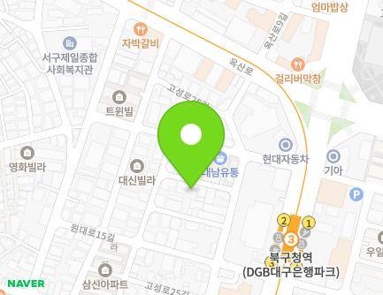 29-9 Goseong-ro 25-gil, Seo-gu, Daegu, Republic of Korea Map