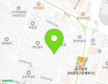 25-8 Goseong-ro 25-gil, Seo-gu, Daegu, Republic of Korea Map