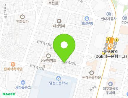 17-11 Goseong-ro 25-gil, Seo-gu, Daegu, Republic of Korea Map