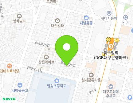 17-9 Goseong-ro 25-gil, Seo-gu, Daegu, Republic of Korea Map