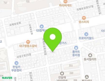 29 Seodaegu-ro 25-gil, Seo-gu, Daegu, Republic of Korea Map