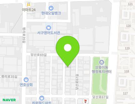 14-20 Dangsan-ro 67-gil, Seo-gu, Daegu, Republic of Korea Map