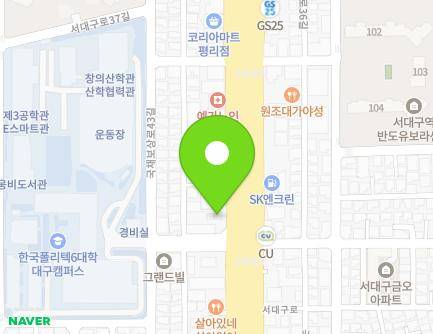 165 Seodaegu-ro, Seo-gu, Daegu, Republic of Korea Map