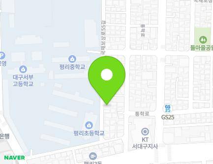 12-1 Gukchaebosang-ro 55-gil, Seo-gu, Daegu, Republic of Korea Map