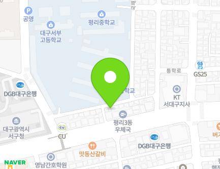 6-26 Gukchaebosang-ro 53-gil, Seo-gu, Daegu, Republic of Korea Map