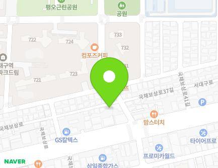 5-5 Gukchaebosang-ro 37-gil, Seo-gu, Daegu, Republic of Korea Map