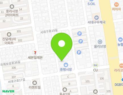16 Seodaegu-ro 17-gil, Seo-gu, Daegu, Republic of Korea Map