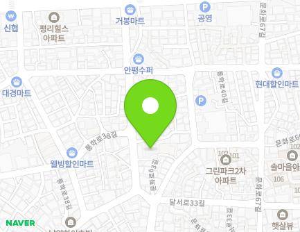 19-6 Bukbisan-ro 60-gil, Seo-gu, Daegu, Republic of Korea Map