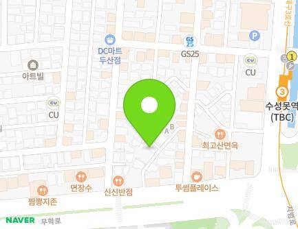 113-9 Muhak-ro, Suseong-gu, Daegu, Republic of Korea Map