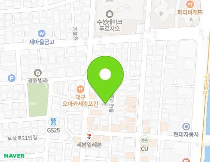 34-9 Dongdaegu-ro 7-gil, Suseong-gu, Daegu, Republic of Korea Map