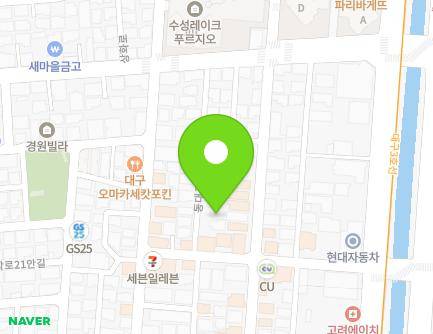 34-8 Dongdaegu-ro 7-gil, Suseong-gu, Daegu, Republic of Korea Map