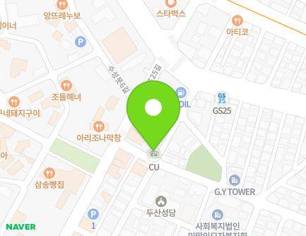132 Jisan-ro 3-gil, Suseong-gu, Daegu, Republic of Korea Map