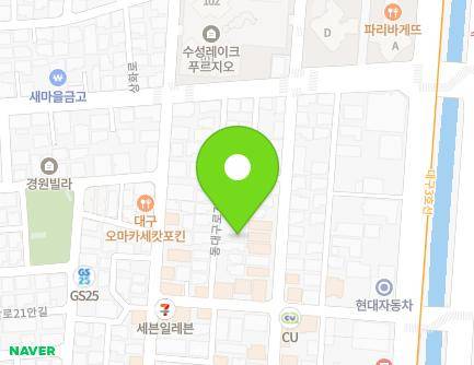 34-12 Dongdaegu-ro 7-gil, Suseong-gu, Daegu, Republic of Korea Map