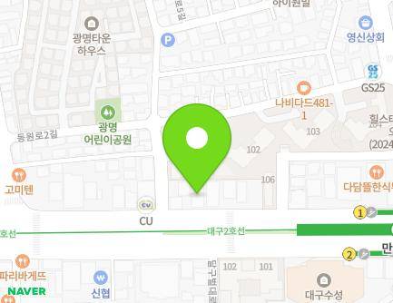 2557-1 Dalgubeol-daero, Suseong-gu, Daegu, Republic of Korea Map