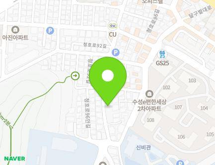 45 Cheongho-ro 96an-gil, Suseong-gu, Daegu, Republic of Korea Map