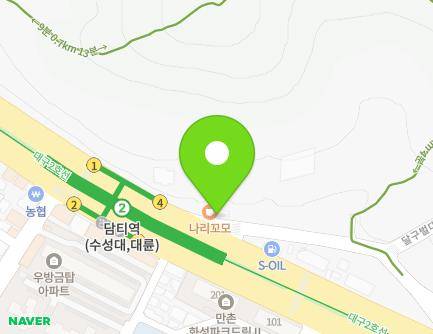 2683 Dalgubeol-daero, Suseong-gu, Daegu, Republic of Korea Map