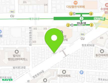 473 Cheongho-ro, Suseong-gu, Daegu, Republic of Korea Map