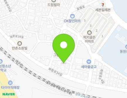 77-3 Hwarang-ro 34-gil, Suseong-gu, Daegu, Republic of Korea Map
