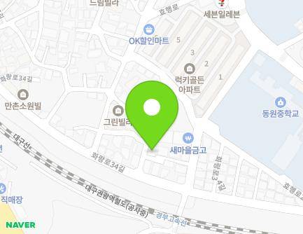 79-2 Hwarang-ro 34-gil, Suseong-gu, Daegu, Republic of Korea Map