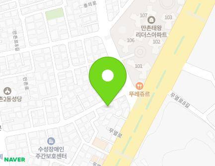 42 Manchon-ro 4-gil, Suseong-gu, Daegu, Republic of Korea Map