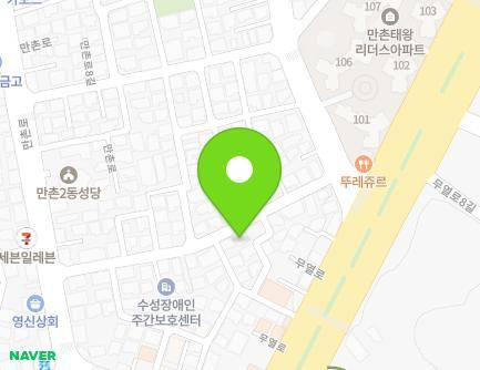 32 Manchon-ro 4-gil, Suseong-gu, Daegu, Republic of Korea Map