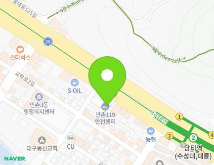 2658 Dalgubeol-daero, Suseong-gu, Daegu, Republic of Korea Map