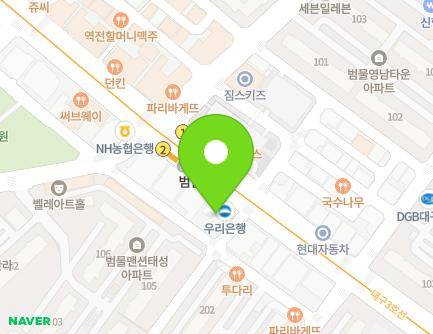 196 Jibeom-ro, Suseong-gu, Daegu, Republic of Korea Map