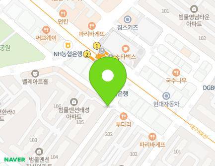 280-14 Yonghak-ro, Suseong-gu, Daegu, Republic of Korea Map