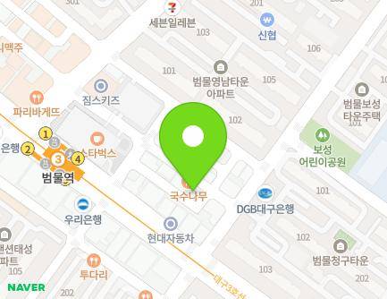 11-3 Jibeom-ro 39-gil, Suseong-gu, Daegu, Republic of Korea Map