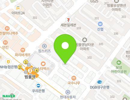 11-12 Jibeom-ro 39-gil, Suseong-gu, Daegu, Republic of Korea Map