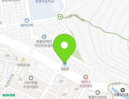 285 Jibeom-ro, Suseong-gu, Daegu, Republic of Korea Map