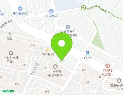 6-6 Jibeom-ro 54-gil, Suseong-gu, Daegu, Republic of Korea Map