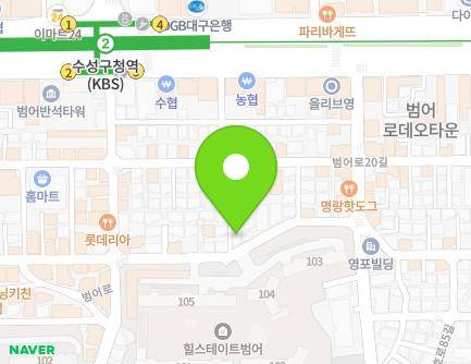 19 Beomeo-ro 18-gil, Suseong-gu, Daegu, Republic of Korea Map