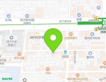 41 Beomeo-ro 19-gil, Suseong-gu, Daegu, Republic of Korea Map