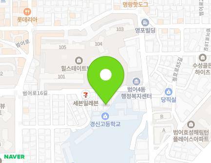 36-4 Beomeo-ro 16-gil, Suseong-gu, Daegu, Republic of Korea Map