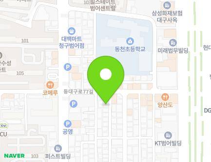 27-4 Dongdaegu-ro 77-gil, Suseong-gu, Daegu, Republic of Korea Map
