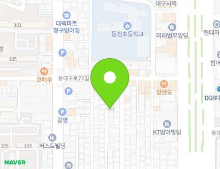 27-11 Dongdaegu-ro 77-gil, Suseong-gu, Daegu, Republic of Korea Map