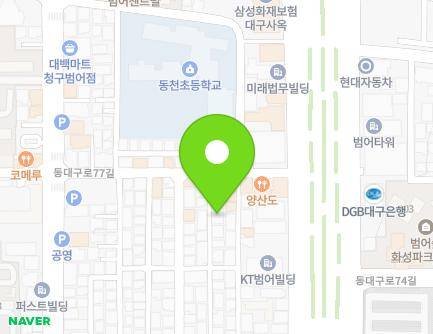 15-7 Dongdaegu-ro 77-gil, Suseong-gu, Daegu, Republic of Korea Map