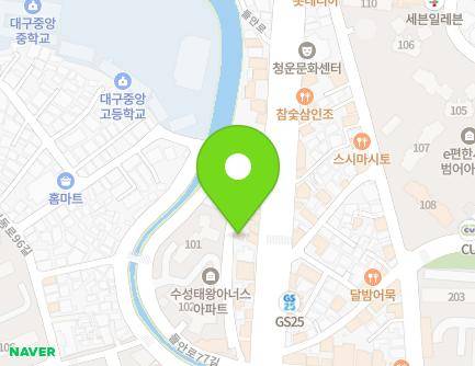 2-24 Deuran-ro 77-gil, Suseong-gu, Daegu, Republic of Korea Map