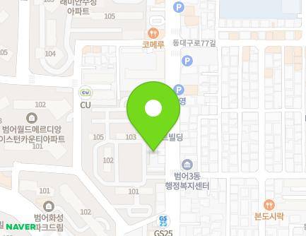 43-1 Sangnok-ro, Suseong-gu, Daegu, Republic of Korea Map