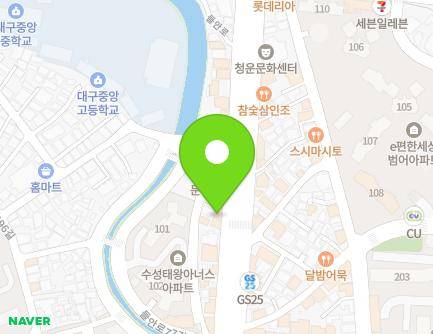 397-1 Deuran-ro, Suseong-gu, Daegu, Republic of Korea Map