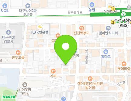 31-3 Dalgubeol-daero 492-gil, Suseong-gu, Daegu, Republic of Korea Map