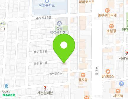 84 Deuran-ro 9-gil, Suseong-gu, Daegu, Republic of Korea Map