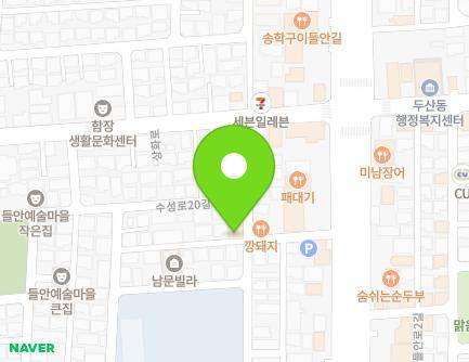 88 Suseong-ro 20-gil, Suseong-gu, Daegu, Republic of Korea Map