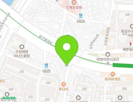 2276 Dalgubeol-daero, Suseong-gu, Daegu, Republic of Korea Map