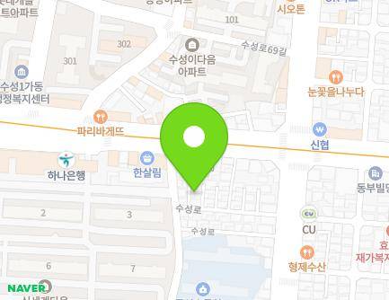 317-52 Suseong-ro, Suseong-gu, Daegu, Republic of Korea Map