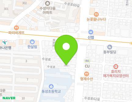 313-6 Suseong-ro, Suseong-gu, Daegu, Republic of Korea Map