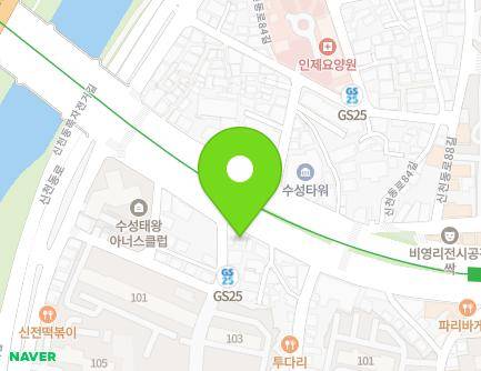 2270 Dalgubeol-daero, Suseong-gu, Daegu, Republic of Korea Map