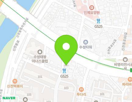 3 Dalgubeol-daero 454-gil, Suseong-gu, Daegu, Republic of Korea Map