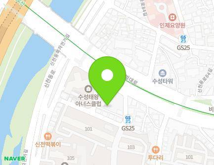 6-4 Dalgubeol-daero 454-gil, Suseong-gu, Daegu, Republic of Korea Map